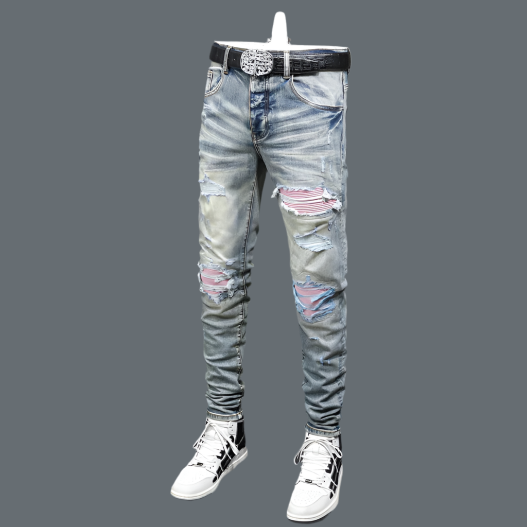 Y2K retro jeans, hip-hop