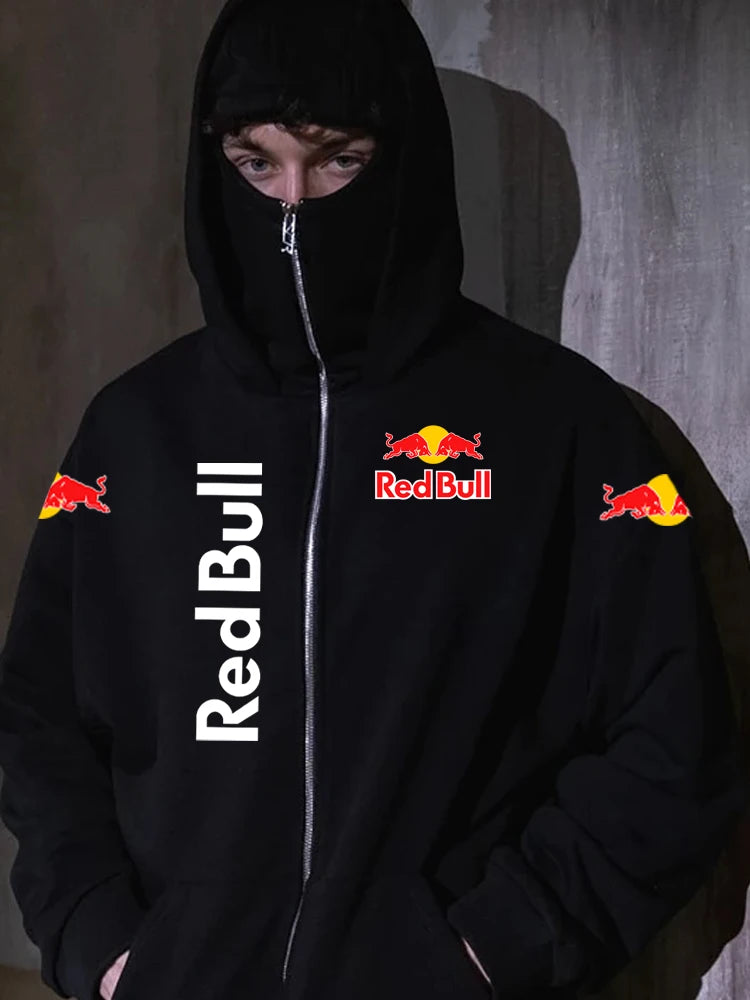 🔥 Urban RedBull Zip Hoodie – Streetwear Essential