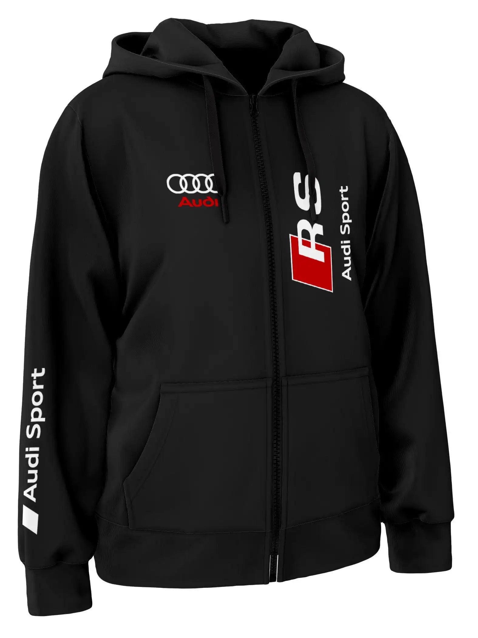 🔥 Audi RS Series Zipper Hoodie – Streetwear Meets Motorsport Style
