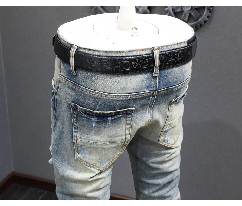 Y2K retro jeans, hip-hop