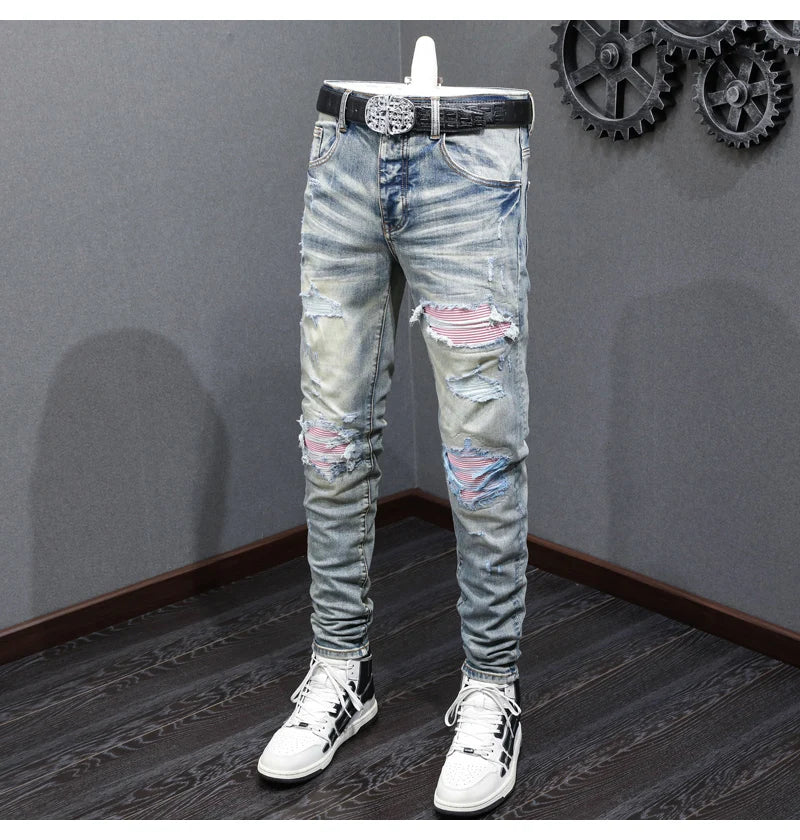 Y2K retro jeans, hip-hop