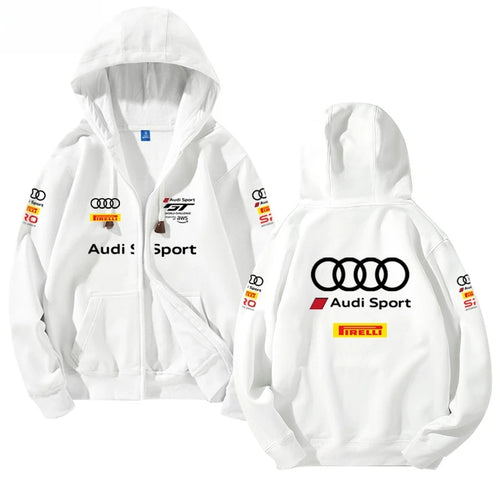 Audi Racing Hoodie – GT Challenge Fleece-Lined Jacket for Men & Women