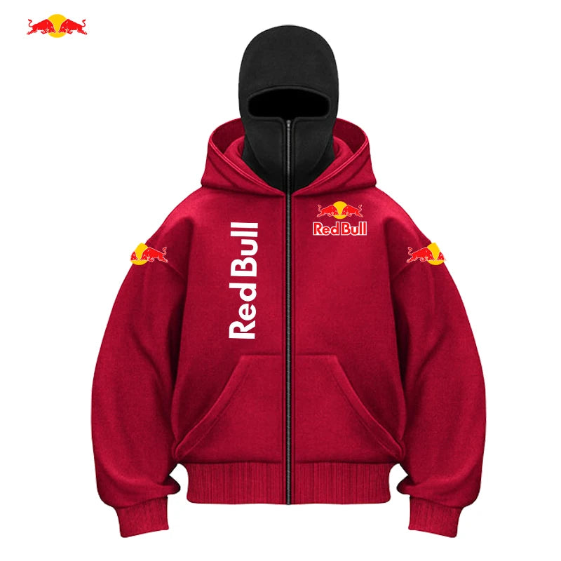 🔥 Urban RedBull Zip Hoodie – Streetwear Essential