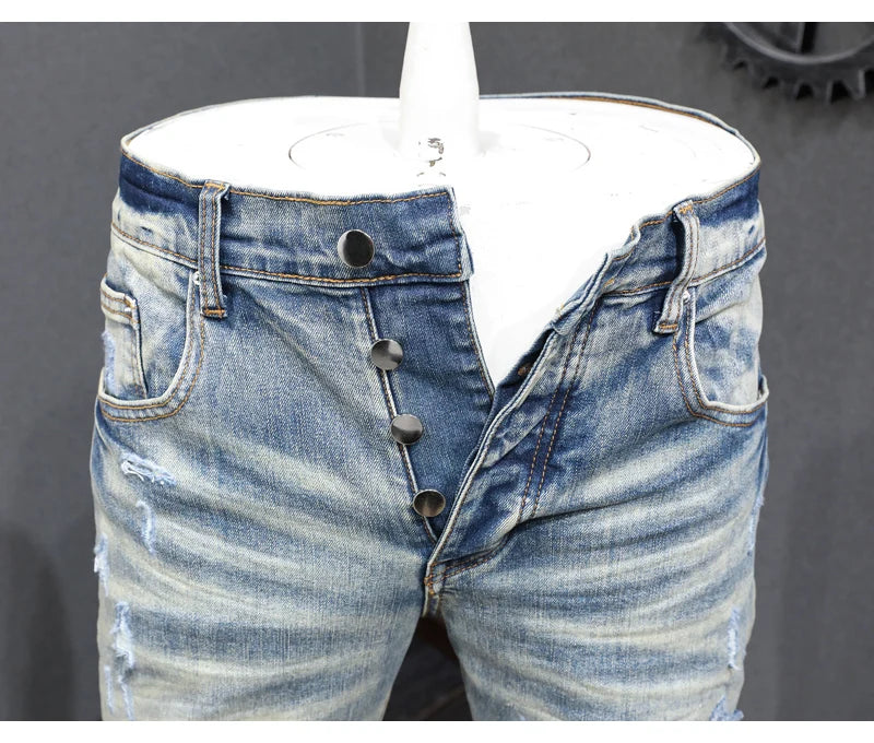 Y2K retro jeans, hip-hop