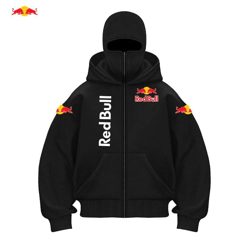 🔥 Urban RedBull Zip Hoodie – Streetwear Essential