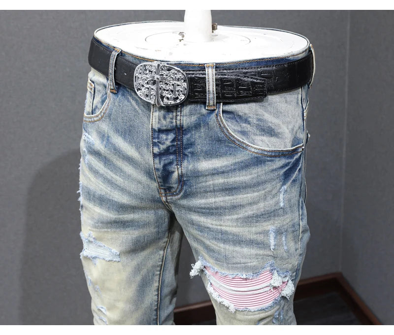 Y2K retro jeans, hip-hop