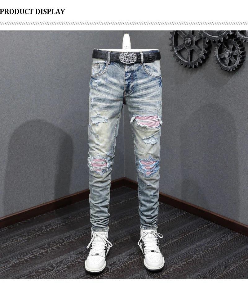 Y2K retro jeans, hip-hop