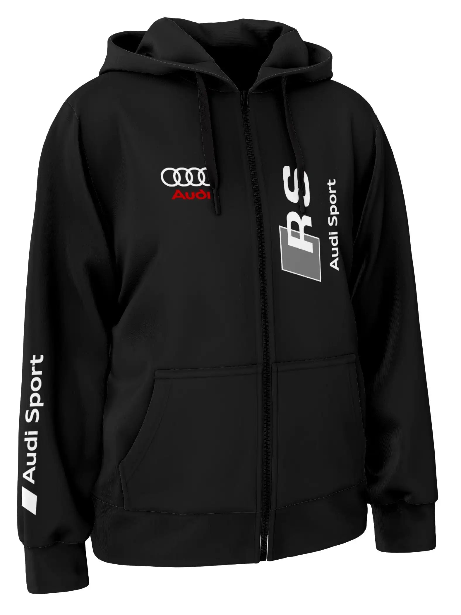 🔥 Audi RS Series Zipper Hoodie – Streetwear Meets Motorsport Style