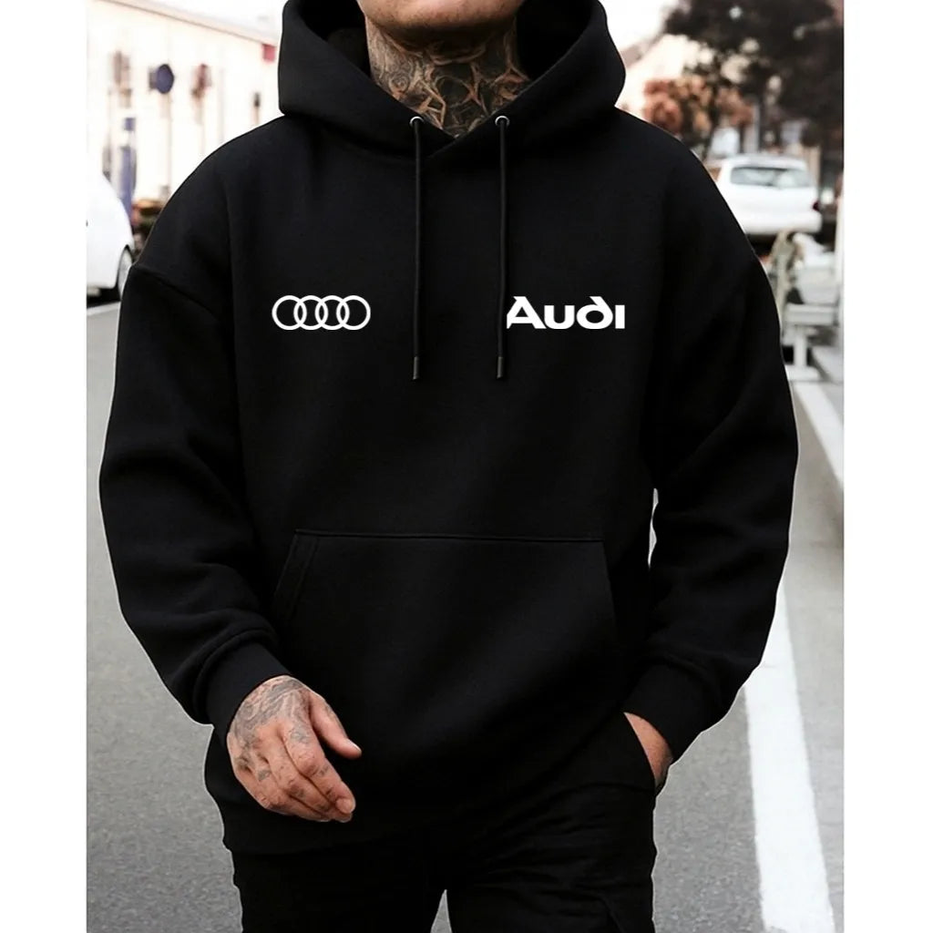 Moletom Audi Sport Autumn/Winter New Men's Street Wear Car Premium Cotton Hoodie