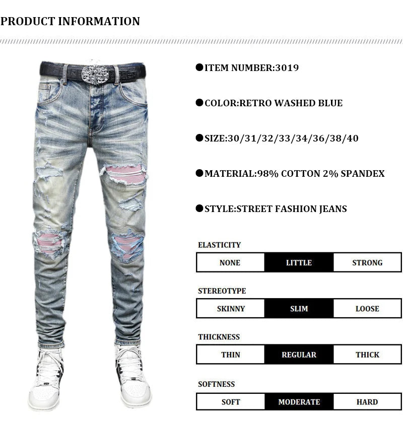 Y2K retro jeans, hip-hop