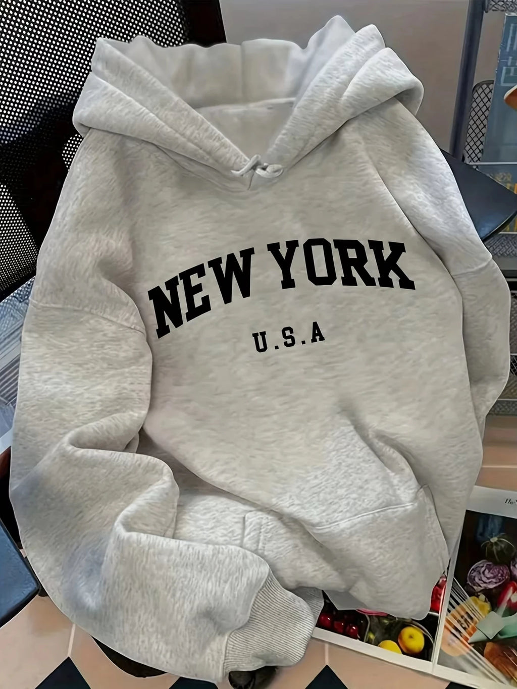 🔥New York USA Letter Hoodie        Unisex Casual Streetwear Sweatshirt🔥