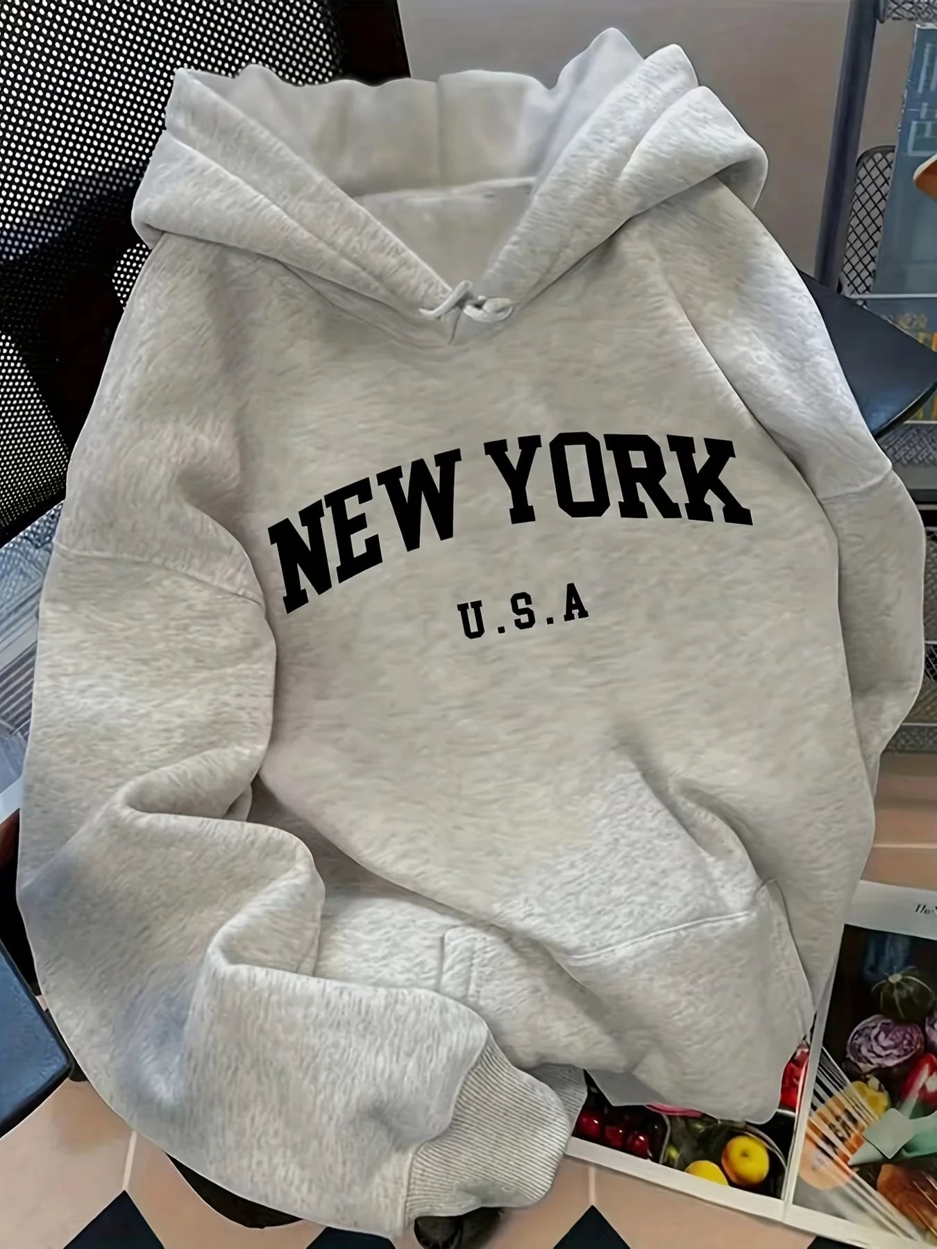 🔥New York USA Letter Hoodie        Unisex Casual Streetwear Sweatshirt🔥