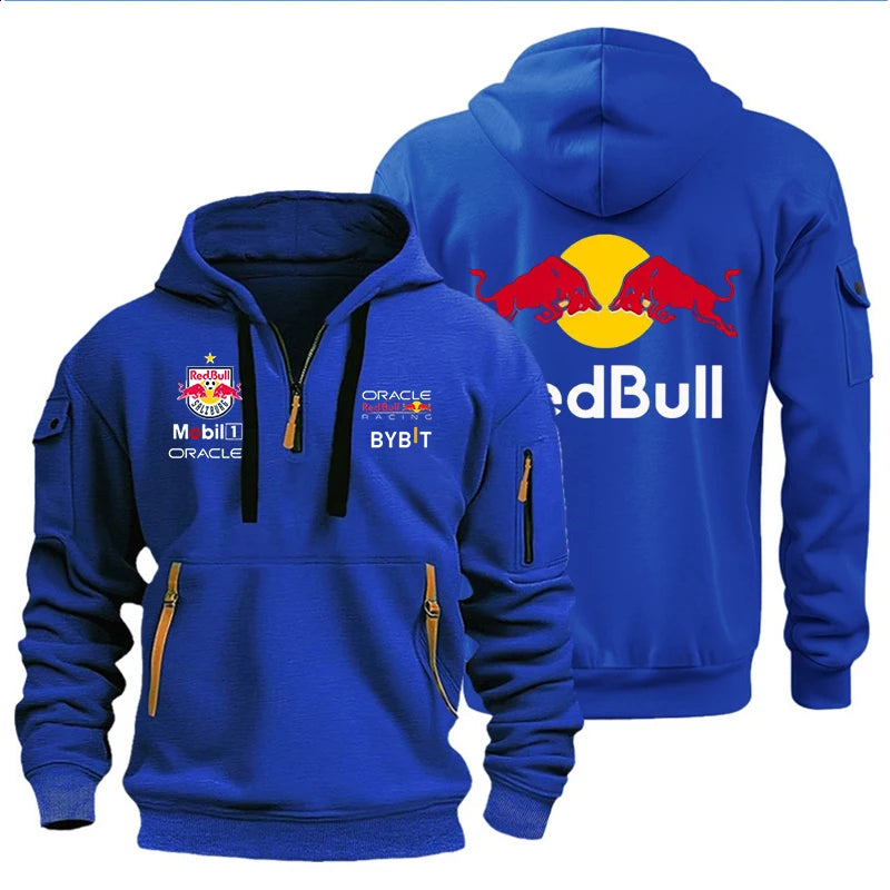 🔥 Red Bull Racing 2025 Team Hoodie — Black F1 Racing Hoodie (Men’s) 🔥