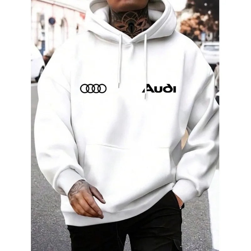 Moletom Audi Sport Autumn/Winter New Men's Street Wear Car Premium Cotton Hoodie