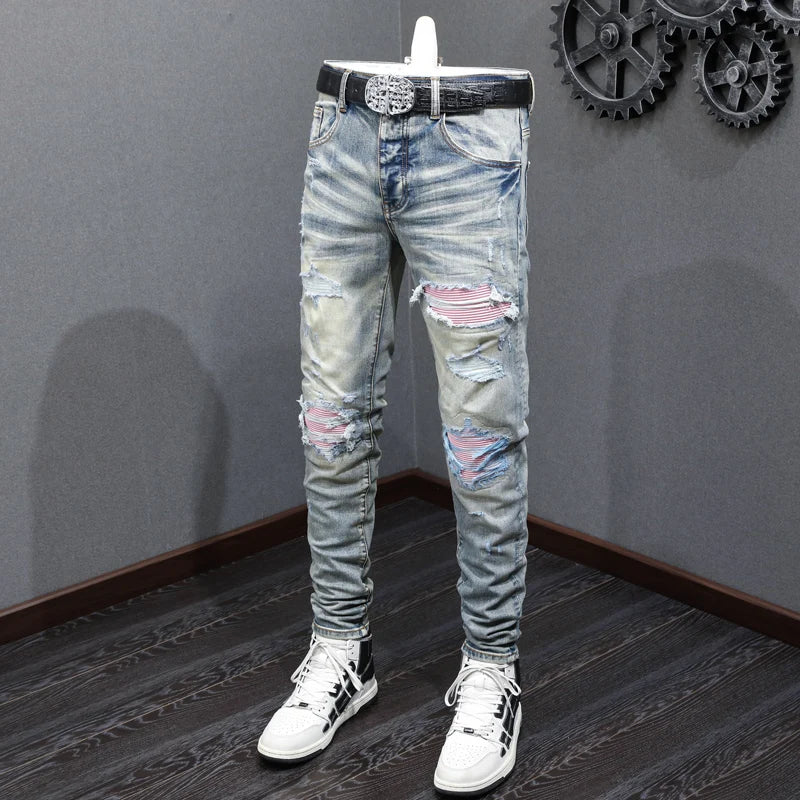 Y2K retro jeans, hip-hop