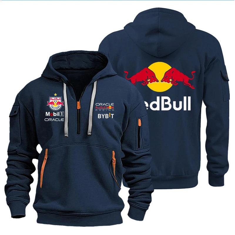 🔥 Red Bull Racing 2025 Team Hoodie — Black F1 Racing Hoodie (Men’s) 🔥