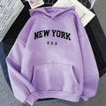 🔥New York USA Letter Hoodie        Unisex Casual Streetwear Sweatshirt🔥