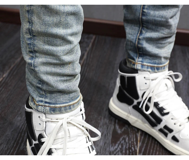 Y2K retro jeans, hip-hop