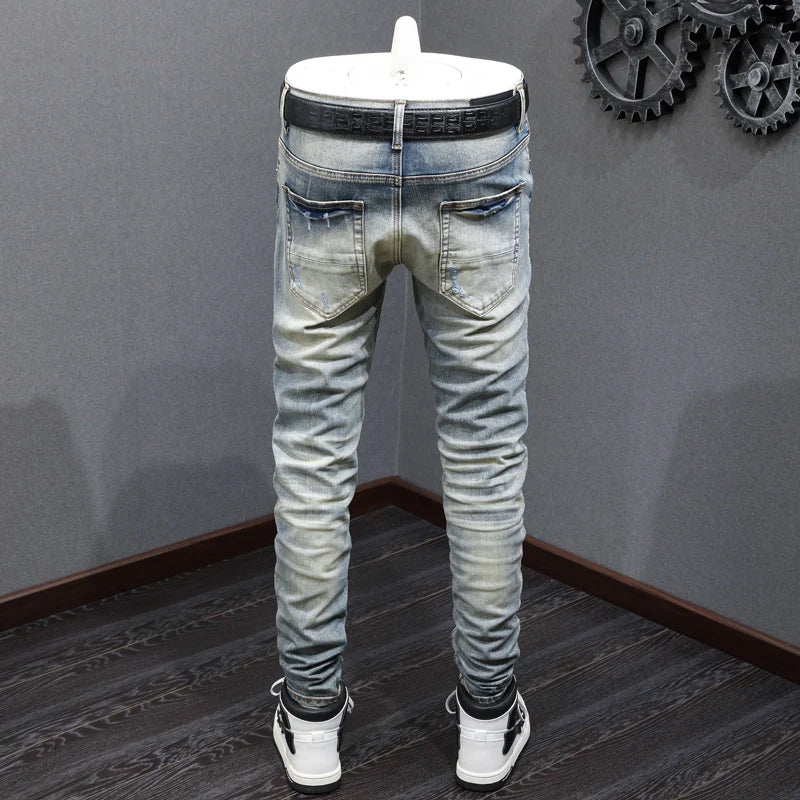 Y2K retro jeans, hip-hop