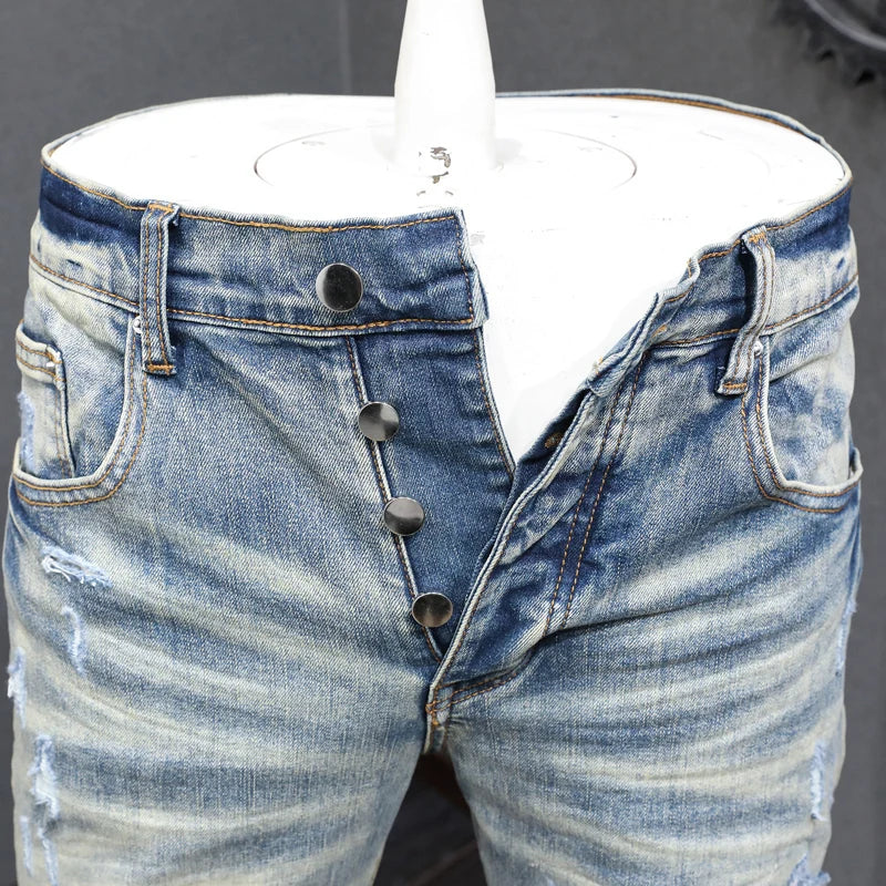 Y2K retro jeans, hip-hop